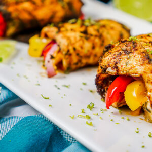 Chicken Fajita Rolls Ups w/ Southwest Pasta Salad