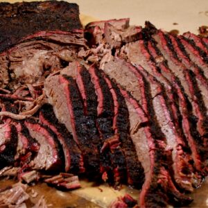 Smoked Brisket w/ Baked Beans & Roasted Potatoes