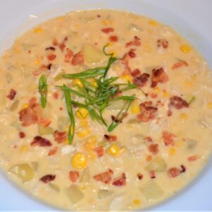 Corn and Crab Chowder w/ Sour Dough Bowl