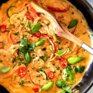 Chicken Thai Red Curry w/ Lemongrass Jasmine Rice