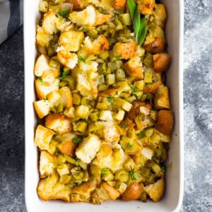 Apple Sage Stuffing - Serves 4