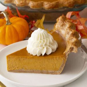 Pumpkin Pie - Serves 8
