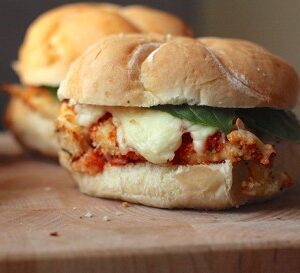 Chicken Parmesan Sandwich w/ Potato Wedges