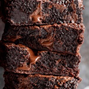 Ooey Gooey Brownies - 6 servings