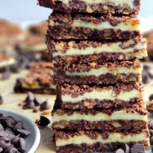 Chocolate Cream Cheese Bars - 6 servings