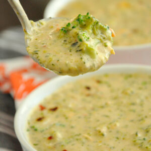 Broccoli Cheese Soup w/ Sour Dough Bread Bowl